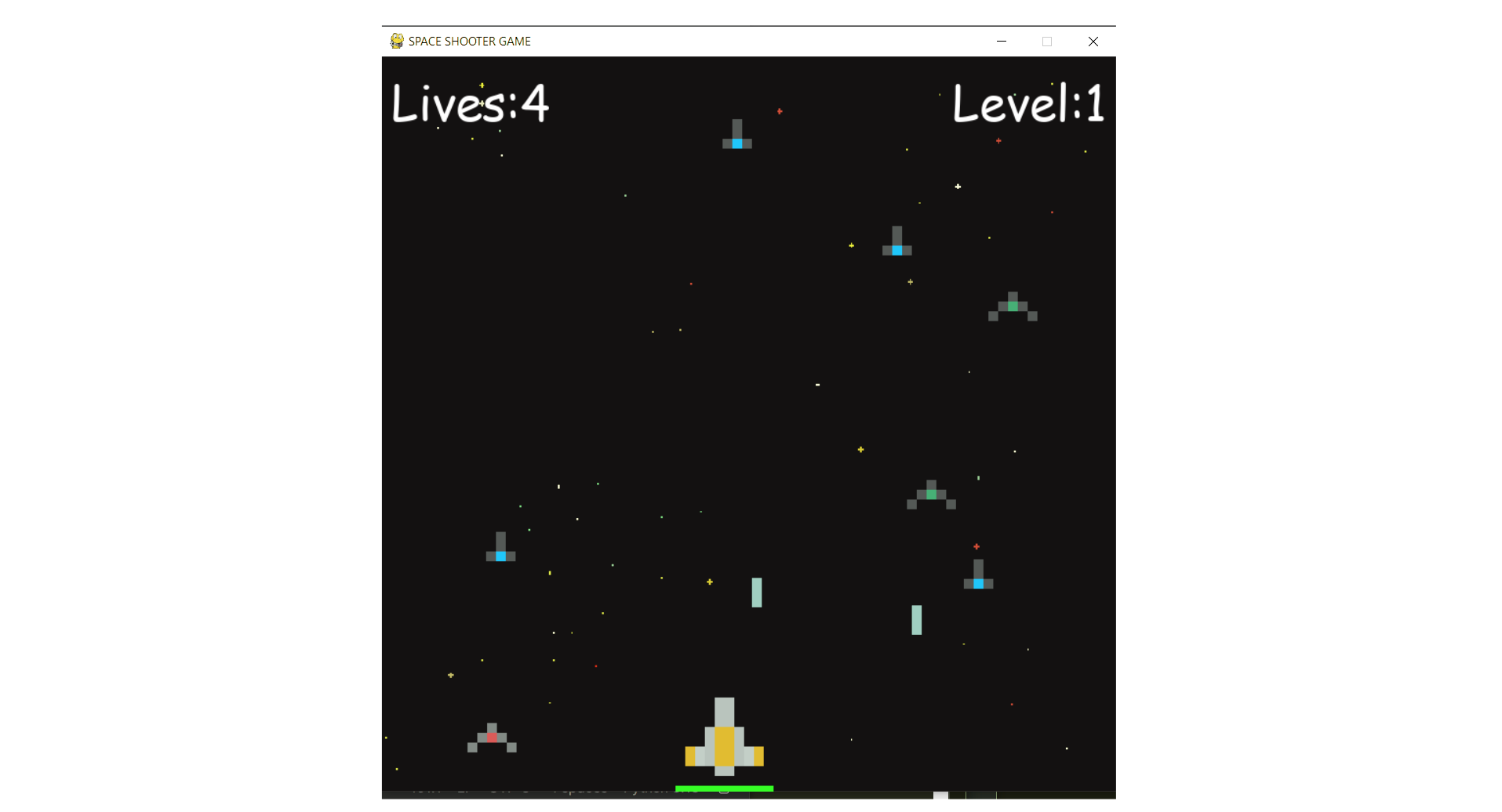 Space Shooter Game Python Pygame Project Tutorial