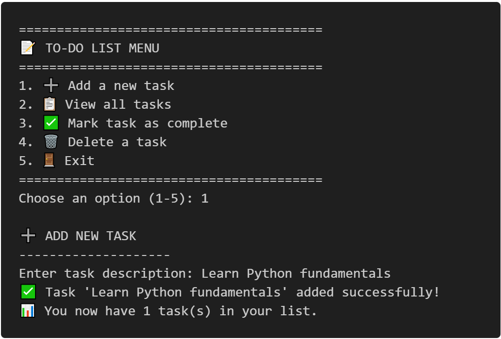 To-Do CLI App in Python Project Tutorial
