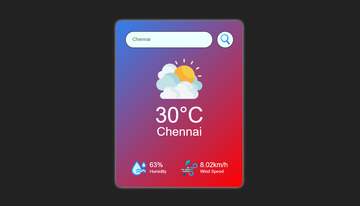 Weather App HTML CSS JavaScript Project Tutorial